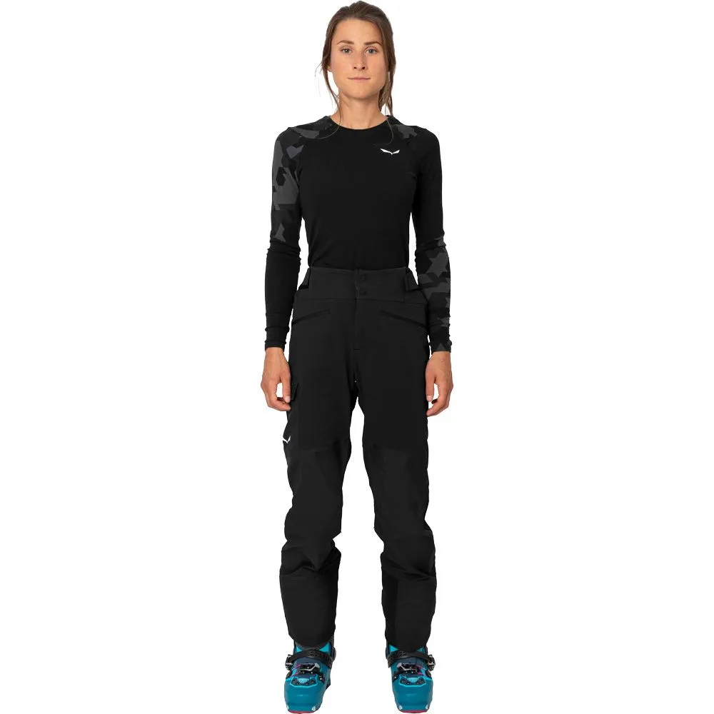 SALEWA - Sella Durastretch Hybrid Softshell Pants Women black out