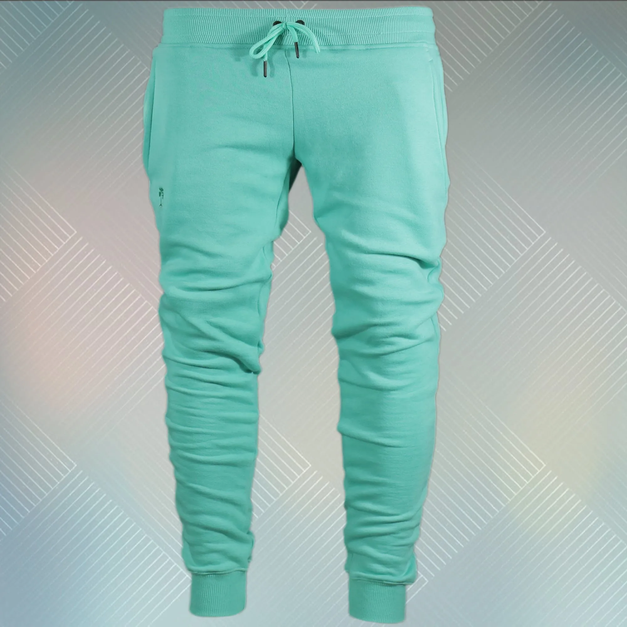 Seafoam Unbasic Fleece Stash Pocket Sunset Park Tapered Jogger Pants | Fleece Seafoam Sweatpants