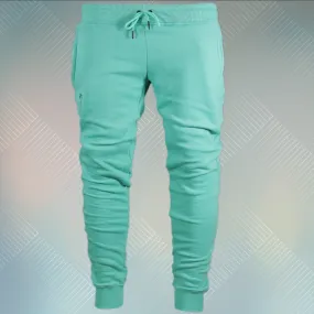 Seafoam Unbasic Fleece Stash Pocket Sunset Park Tapered Jogger Pants | Fleece Seafoam Sweatpants