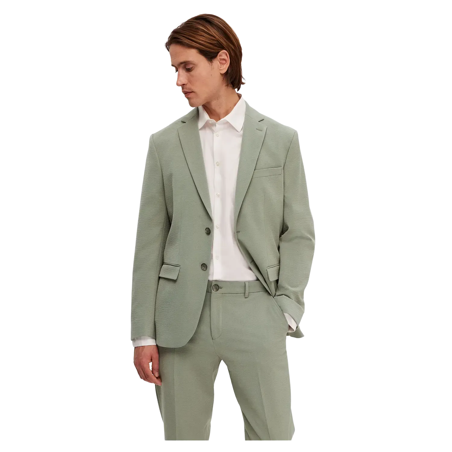 Selected Slim fit Corby Seersucker Blazer