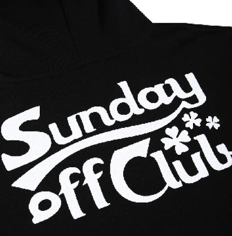 SUNDAYOFFCLUB  |Unisex Street Style Long Sleeves Logo Hoodies