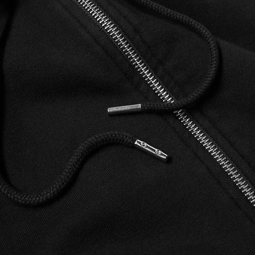 T by Alexander Wang Vintage Fleece Zip HoodyBlack