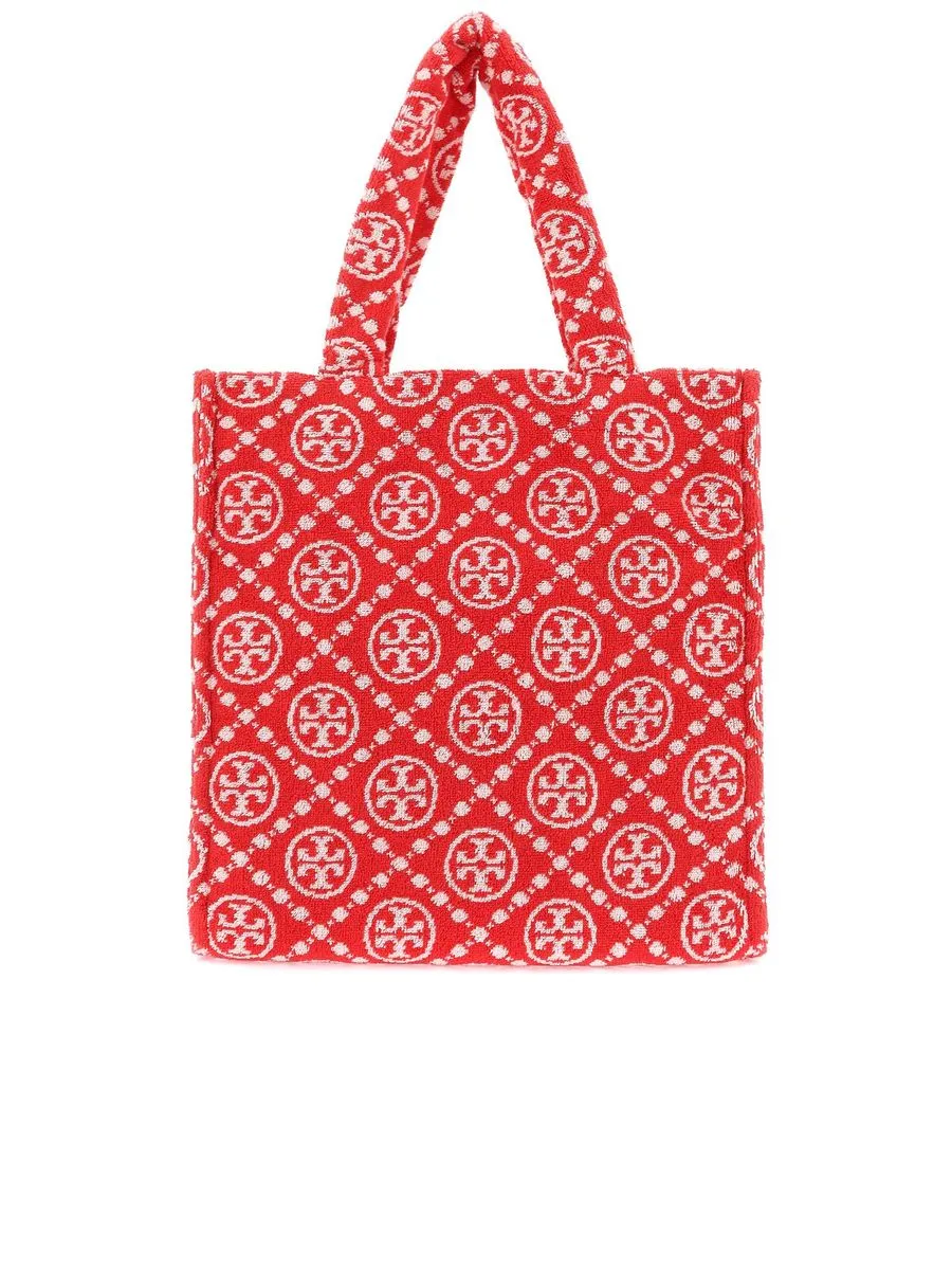 T Monogram Terry Tote Bag