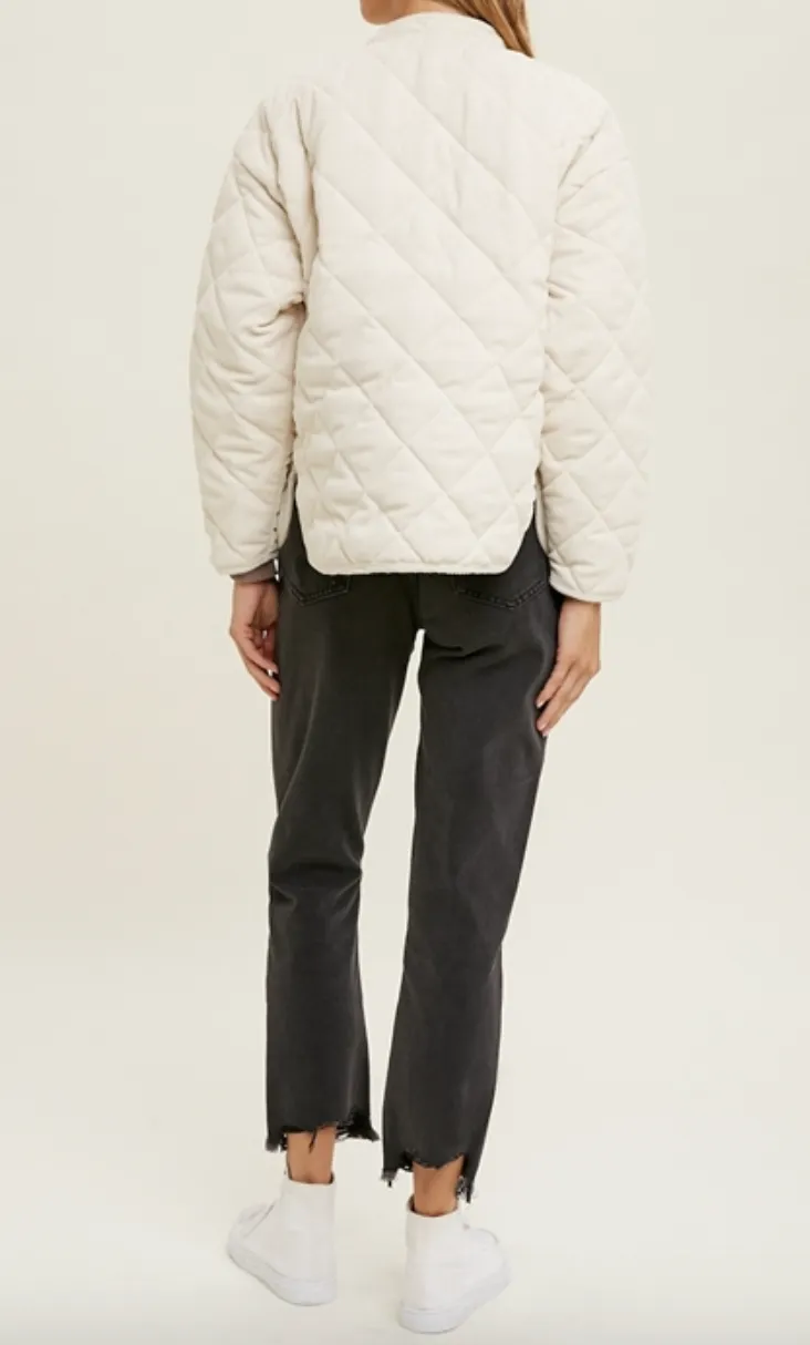 The Zoe Quilted Puffer