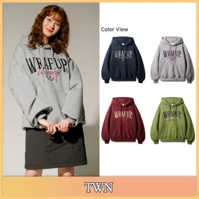 TWN  |Unisex Street Style Cotton Hoodies & Sweatshirts