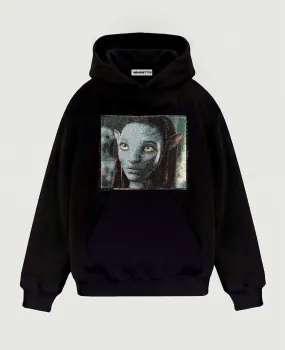 VA-SS22-328 AVATAR TAPESTRY HOODIE