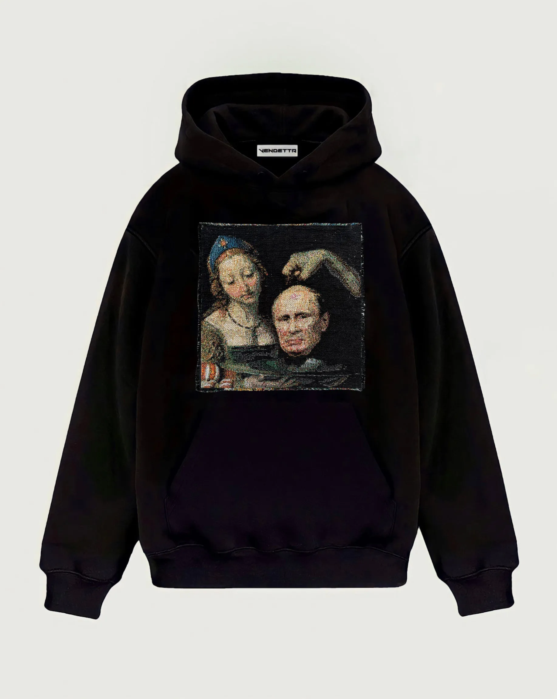 VA-SS22-332 BEHEADED PUTIN TAPESTRY HOODIE