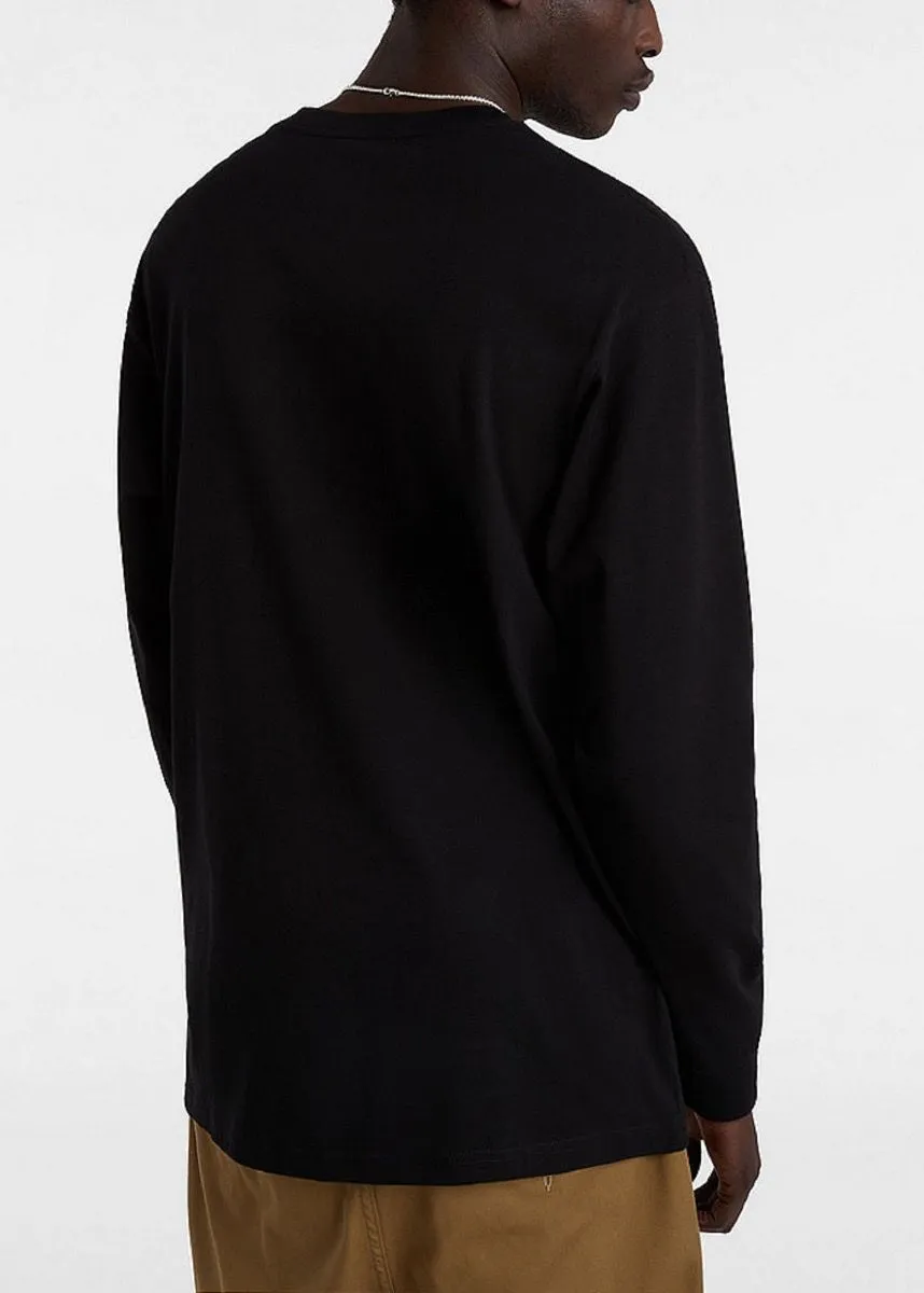 Vans Classic Crew Neck Long Sleeve T-Shirt Black/White