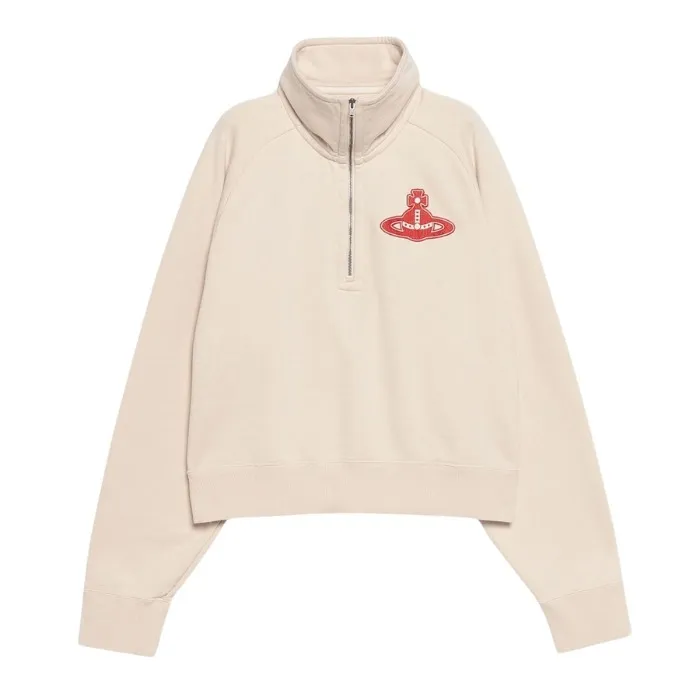 Vivienne Westwood  |Blended Fabrics Long Sleeves Plain Logo