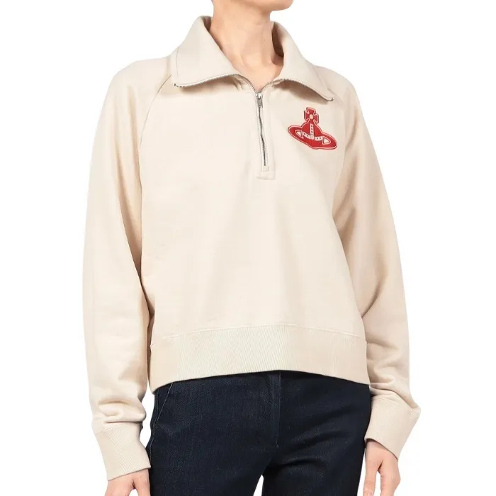 Vivienne Westwood  |Blended Fabrics Long Sleeves Plain Logo