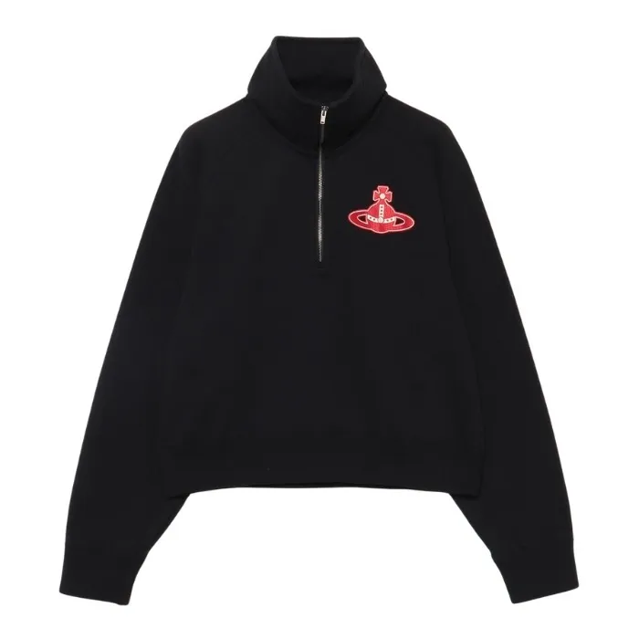 Vivienne Westwood  |Blended Fabrics Long Sleeves Plain Logo