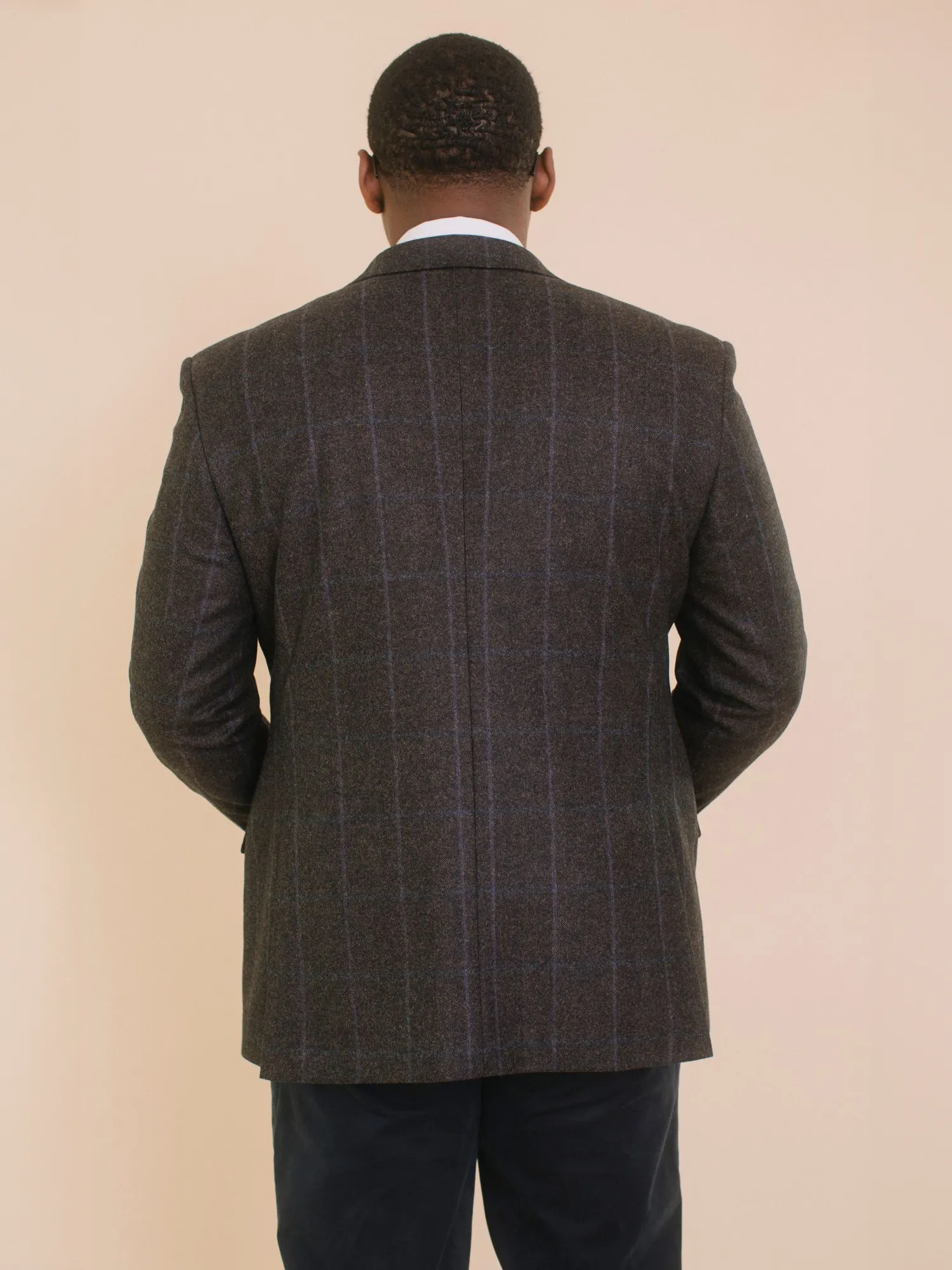 William David Herringbone Cambridge Blazer