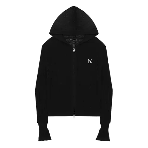 WOOALONG  |Street Style Logo Hoodies & Sweatshirts