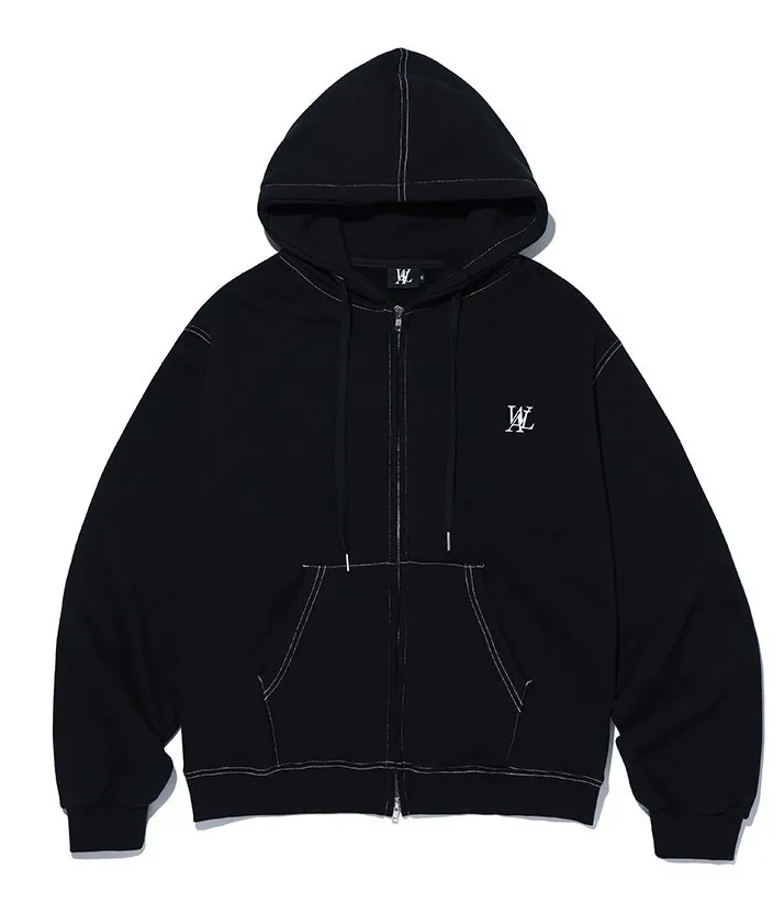 WOOALONG  |Unisex Street Style Logo Hoodies