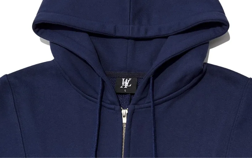 WOOALONG  |[WOOALONG]★ Signature slit hood zip-up