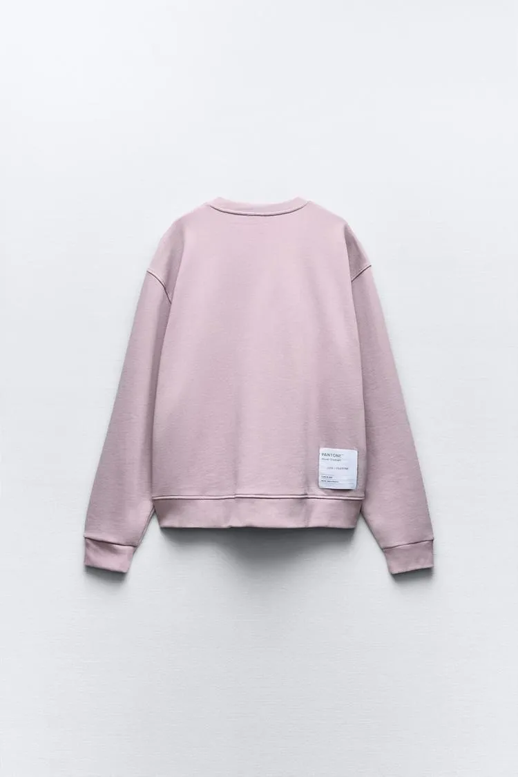 ZARA  |Street Style Plain Hoodies & Sweatshirts